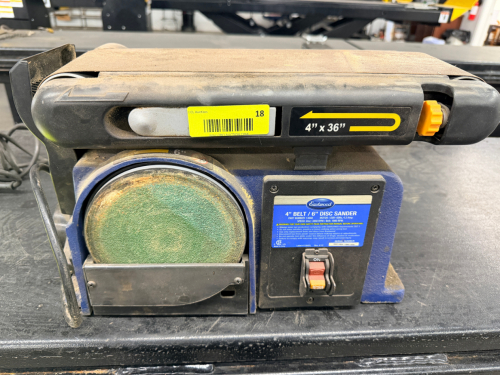 EASTWOOD 4" BELT / 6" DISC SANDER.