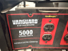 PORTABLE GAS-POWERED GENERATOR WITH STEEL FRAME AND WHEEL KIT. EQUIPPED WITH MULTIPLE 120V OUTLETS AND CONTROL PANEL SHOWING 5000 RUNNING WATTS AND 6250 MAX WATTS. - 3