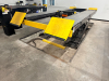 12,000 LB. CAPACITY HEAVY DUTY IN-GROUND SCISSOR VEHICLE LIFT WITH DUAL RUNWAYS AND INTEGRATED CENTER JACK, HYDRAULIC SYSTEM WITH STANDALONE CONTROL COLUMN. WITH DATA PLATES AND SAFETY LABELS PRESENT. SOLID INDUSTRIAL CONSTRUCTION WITH 12,000 LB. MAIN LI - 4