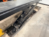 12,000 LB. CAPACITY HEAVY DUTY IN-GROUND SCISSOR VEHICLE LIFT WITH DUAL RUNWAYS AND INTEGRATED CENTER JACK, HYDRAULIC SYSTEM WITH STANDALONE CONTROL COLUMN. WITH DATA PLATES AND SAFETY LABELS PRESENT. SOLID INDUSTRIAL CONSTRUCTION WITH 12,000 LB. MAIN LI - 5