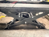 12,000 LB. CAPACITY HEAVY DUTY IN-GROUND SCISSOR VEHICLE LIFT WITH INTEGRATED CENTER JACK, HYDRAULIC OPERATION, AND FULL LENGTH RUNWAYS. UNIT FEATURES DUAL PLATFORM DESIGN WITH YELLOW APPROACH RAMPS AND CONTROL STATION, IDENTIFICATION PLATES AND SAFETY CE - 9