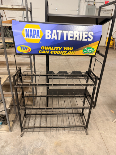 NAPA METAL BATTERY SHELF