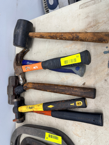 (6) ASSORTED HAND TOOLS