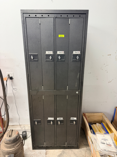 ARMARK 8 GROUP METAL UNIFORM LOCKER SYSTEM