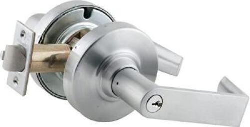 (2) ENTRANCE LEVER LOCKSET FOR 1-3/8" TO 1-7/8" THICK DOORS
