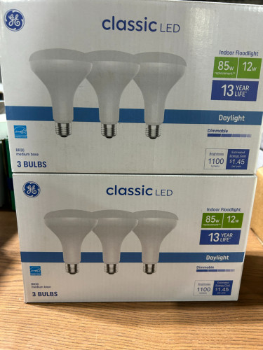 (2) BOXES OF INDOOR LED FLOOD LIGHTS