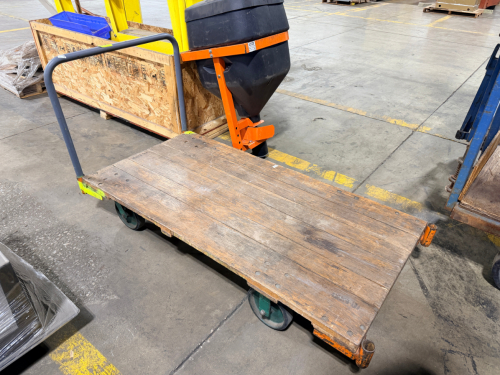 60" WAREHOUSE CART W/ HANDRAIL