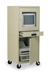 COMPUTER CABINET 2 PIECE ( NEW )