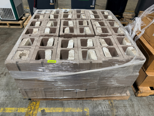 PALLET OF CONCRETE DECK BLOCKS / FOOTING BLOCKS MULTIPLE UNITS