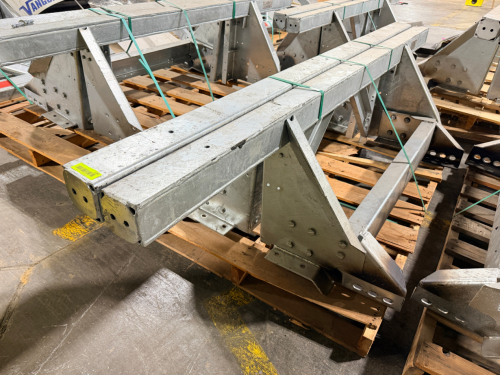 (2) VANGUARD TRAILER FRAME CROSSMEMBER / STRUCTURAL ASSEMBLY