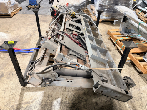 MAXON HYDRAULIC LIFTGATE ASSEMBLY WITH FRAME AND COMPONENT