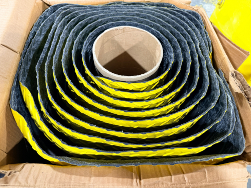 (2) BOXES OF 30" X 50' RUBBER ANTI FATIGUE MATS