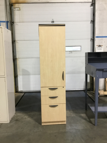 STORAGE CABINET WITH 3 DRAWERS AND 3 SHELVES