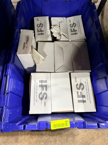 CONTENTS OF (1) BLUE PLASTIC TOTE - ASSORTED TRUCK PARTS
