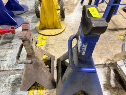 (2) ASSORTED JACK STANDS.