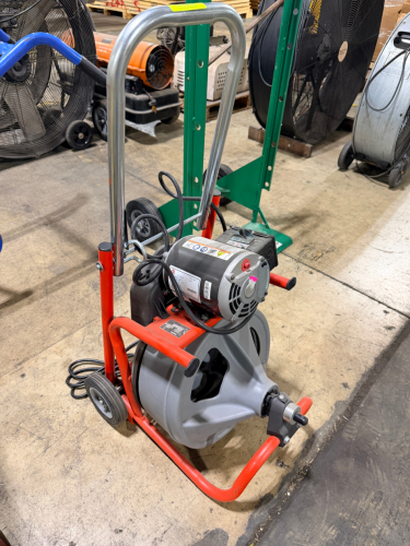 RIDGID K-400 AF ELECTRIC DRAIN CLEANING MACHINE (SEWER AUGER), 120V
