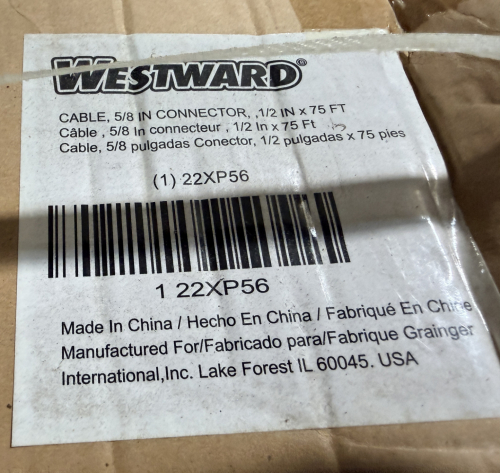 WESTWARD CABLES WITH CONNECTORS