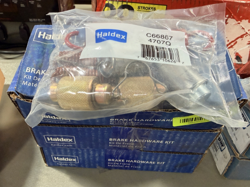 (3) HALDEX C66867 / 4707Q BRAKE HARDWARE KIT