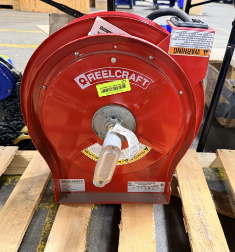 REELCRAFT SPRING RETRACTABLE INDUSTRIAL HOSE/CABLE REEL, HEAVY DUTY STEEL CONSTRUCTION