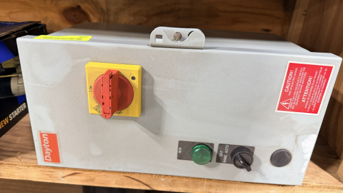DAYTON IEC COMBINATION MOTOR STARTER / DISCONNECT