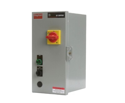 DAYTON IEC COMBO MOTOR STARTER &ndash; NEMA 1 (MODEL 6PXJ7)