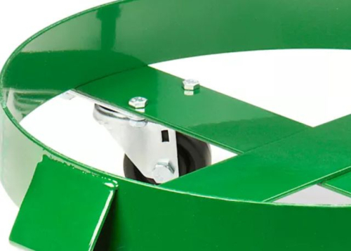 UNIVERSAL DRUM DOLLY, 24-3/8" DIAMETER X 7-1/8" HEIGHT