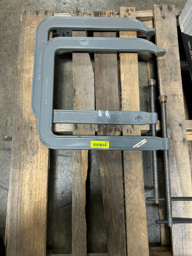 (2) C CLAMPS