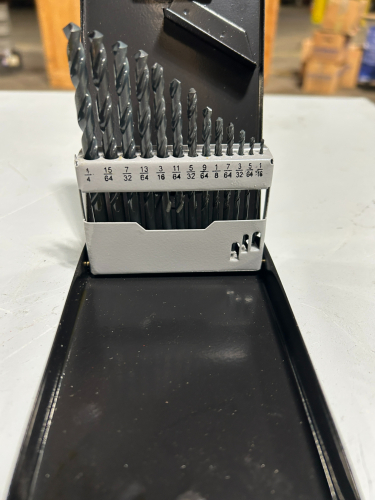 1 OPENED BOX OF DRILL BIT SETS
