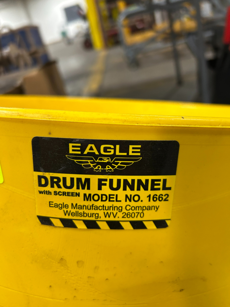 (2) EAGLE DRUM FUNNEL