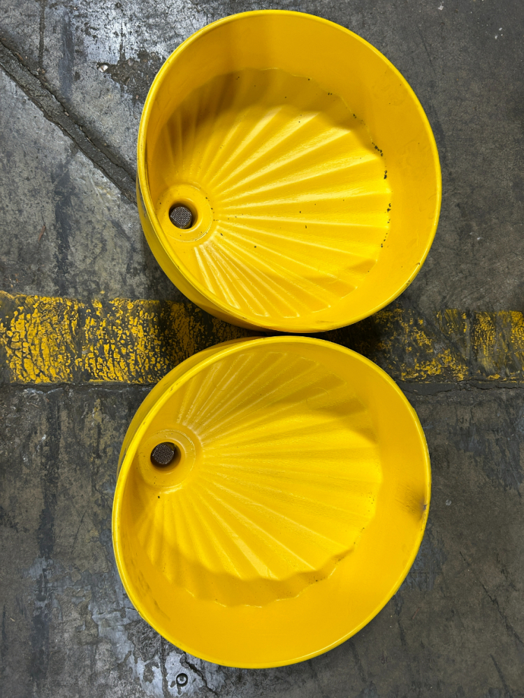 (2) EAGLE DRUM FUNNEL