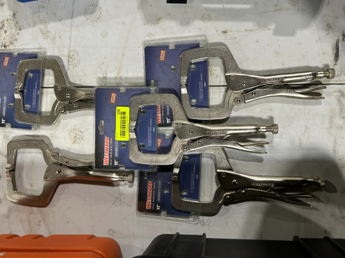 (5) WESTWARD 11" LOCKING C-CLAMPS