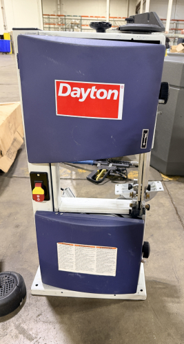 DAYTON 10" WOOD CUTTING BAND SAW WITH ADJUSTABLE TABLE AND GUIDE ASSEMBLY