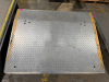 DIAMOND PLATE STEEL DOCK PLATE WITH TAPERED EDGE - 3