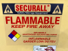 60 GALLON CAPACITY FLAMMABLE LIQUID SAFETY STORAGE CABINET WITH MULTIPLE INTERIOR SHELVES - 3