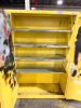 60 GALLON CAPACITY FLAMMABLE LIQUID SAFETY STORAGE CABINET WITH MULTIPLE INTERIOR SHELVES - 4