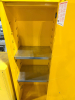 22 GALLON CAPACITY FLAMMABLE STORAGE CABINET WITH INTERIOR SHELVING - 3