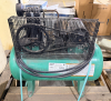 SPEEDAIRE STATIONARY AIR COMPRESSOR WITH HORIZONTAL TANK AND BELT-DRIVEN PUMP