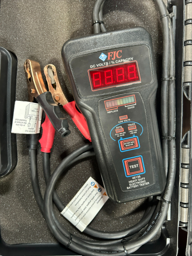 FJC HEAVY DUTY ELECTRONIC BATTERY TESTER