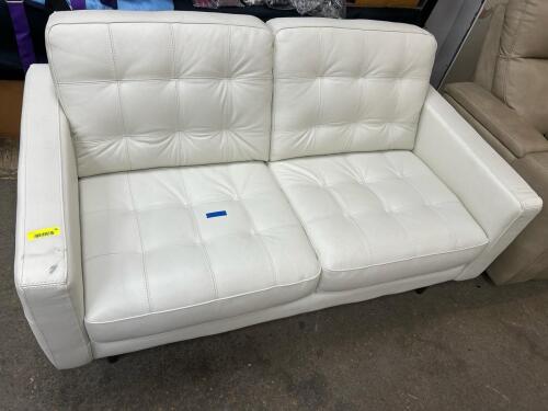 CHATEAU DAX MASSIMO LEATHER LOVESEAT