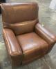 MACYS WARLINGTON LEATHER POWER RECLINER