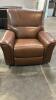 MACYS WARLINGTON LEATHER POWER RECLINER - 3