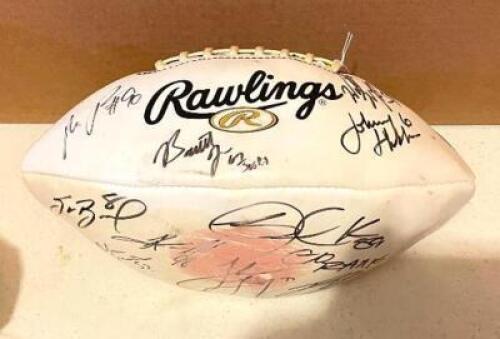 2012 STL RAMS TEAM SIGNED FOOTBALL