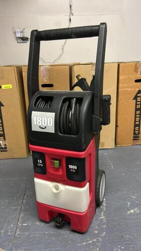 (1) 1800 PSI ELECTRIC PRESSURE WASHER