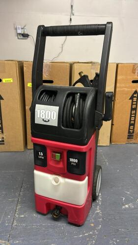 (1) 1800 PSI ELECTRIC PRESSURE WASHER