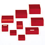 (1) BOX OF APPROX (44) STORAGE BINS