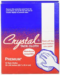 (4) BOXES OF (12) TACK CLOTHS