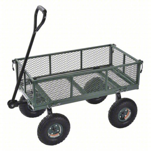 (1) WAGON TRUCK WITH FLOW-THROUGH METAL DECK
