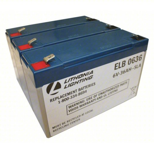 (1) 3-CELL LEAD ACID BATTERY