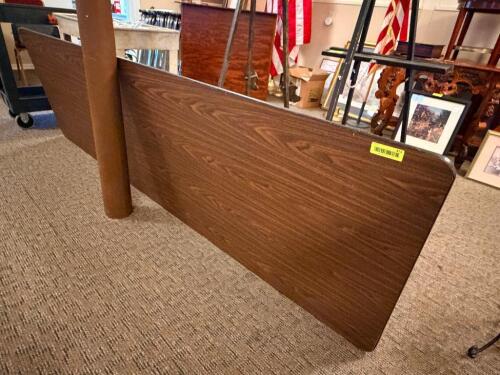 8' WOODEN FOLDING TABLE