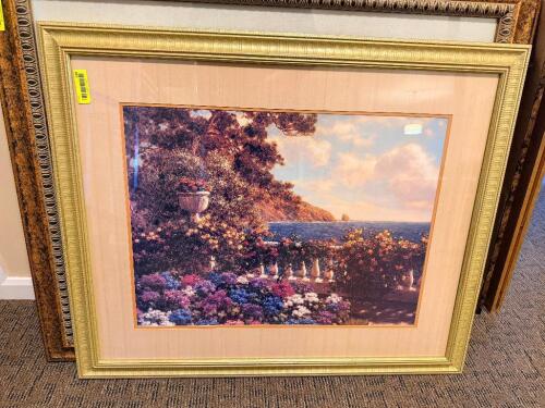42" X 34" FRAMED PRINT